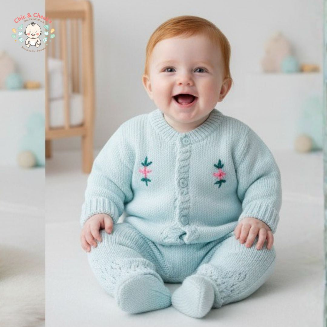 Baby Woolen Suits | 3 Pcs | Chic And Cheeks