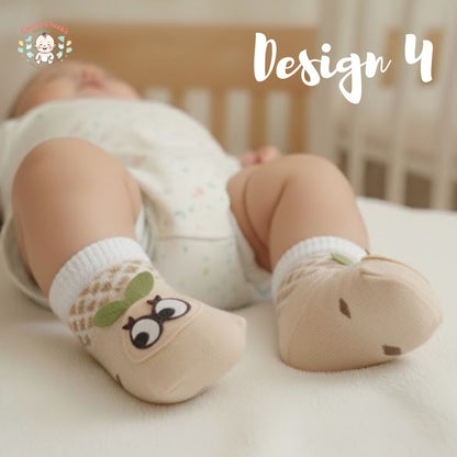 Cute 3D | Animal Baby Socks for Newborns | (0-3 Months)
