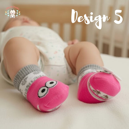 Cute 3D | Animal Baby Socks for Newborns | (0-3 Months)