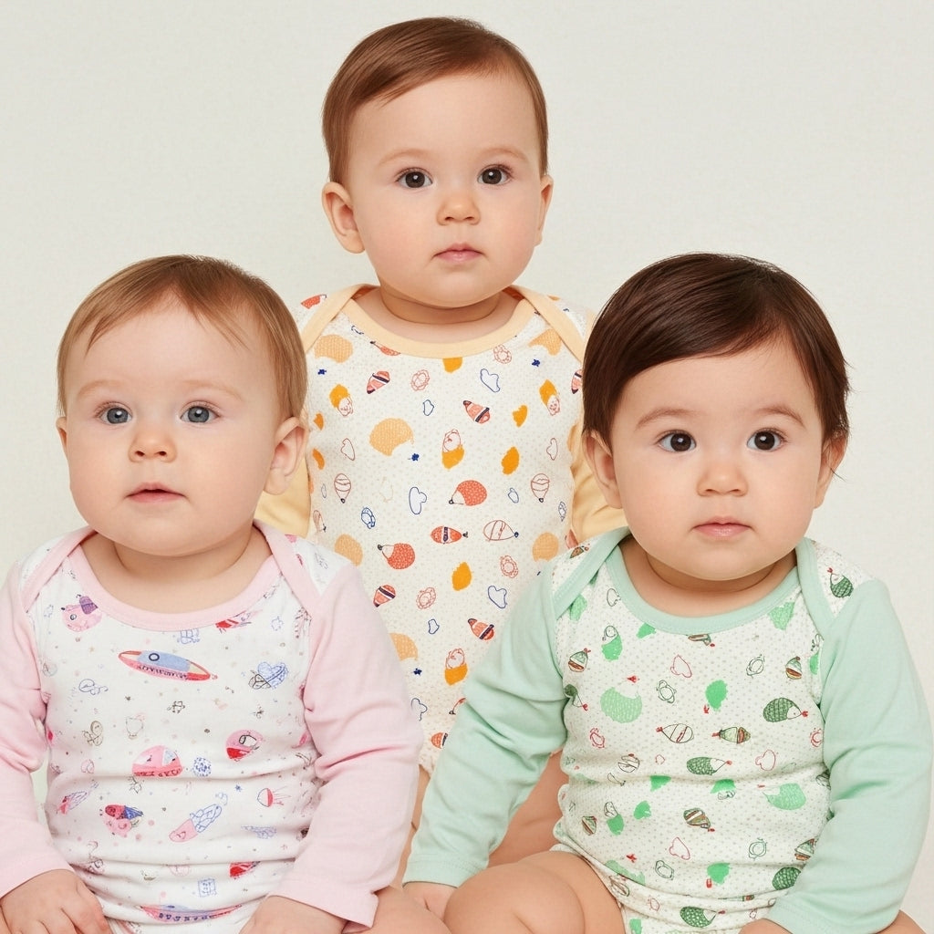 Baby Romper in 3 pattern | Chic And Cheeks