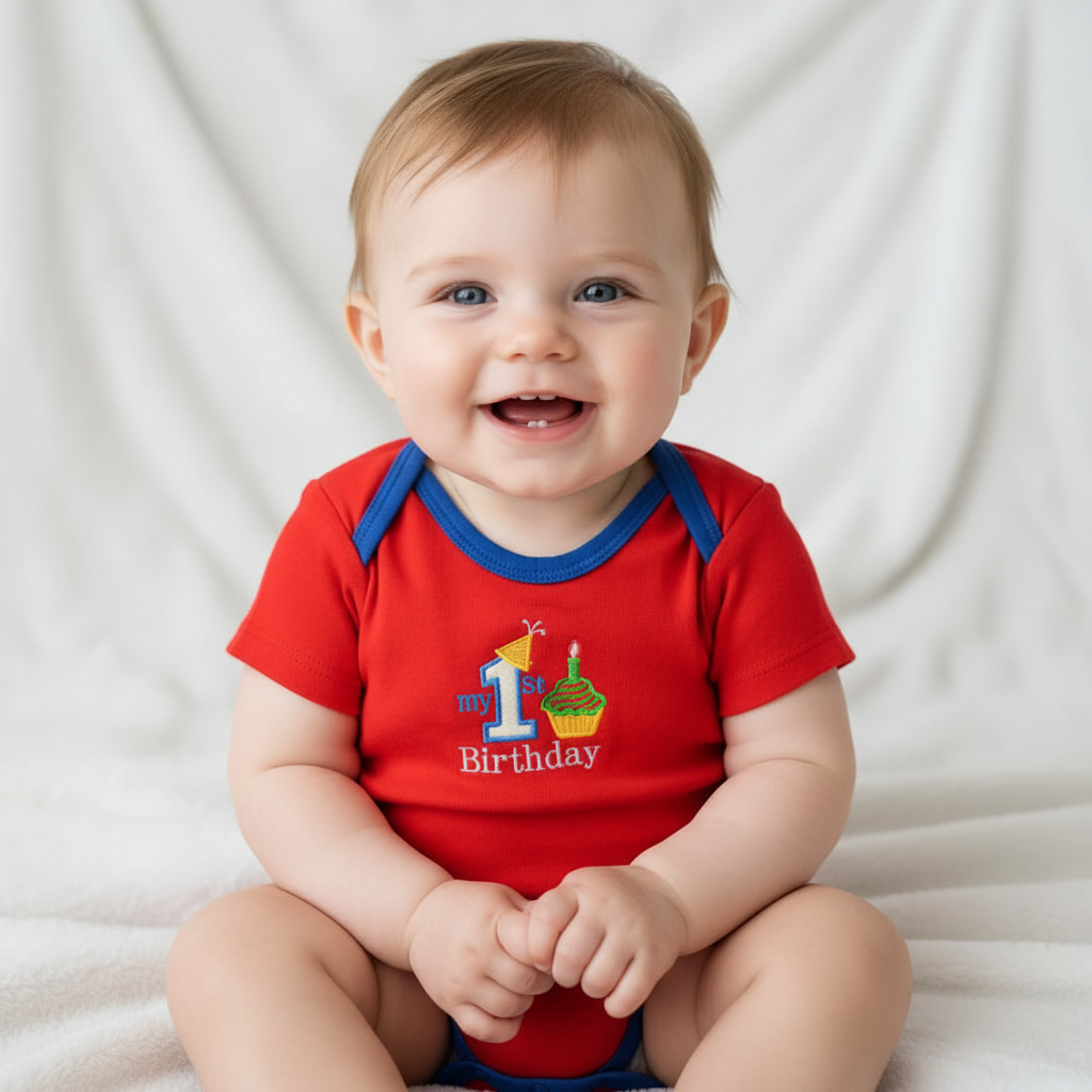Neck Short Cotton Baby Boy | Chic And Cheeks