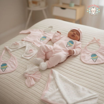 12 Pcs Baby Starter Pack | Newborn Essentials | Baby Store