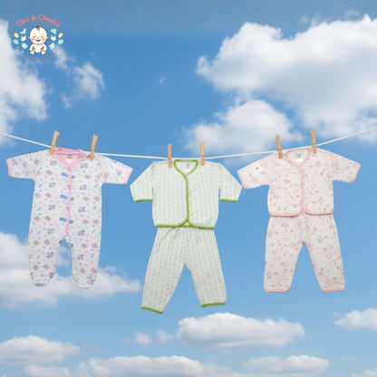 Baby Cotton Suits | 2 Pcs | Chic And Cheeks