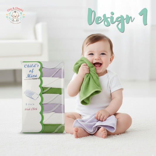 New Born Baby Face Towel Cotton Pack | Chic And Cheeks
